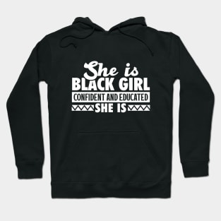 Black Girl Beautiful And Confident Hoodie